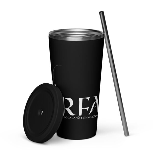 RFA Insulated tumbler with a straw